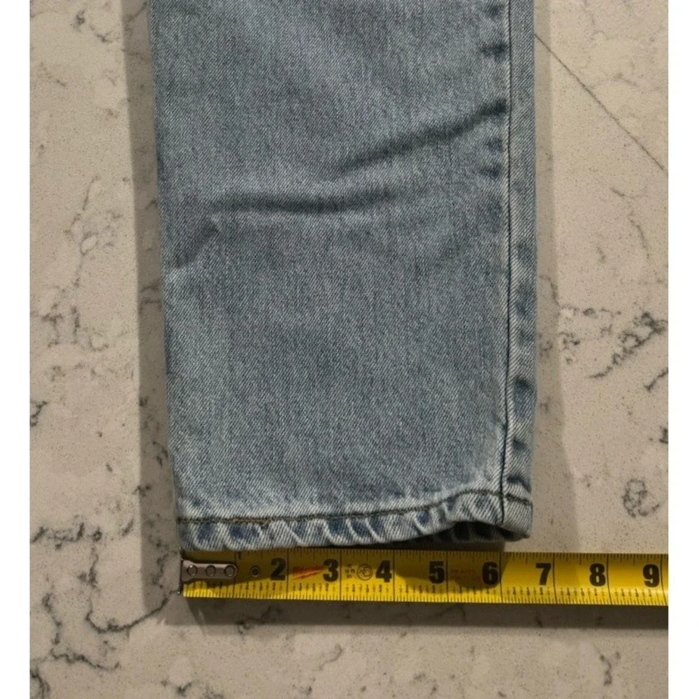 VTG Y2K Levi's 550 Jeans Womens 14 Blue Light Wash Relaxed‎ Tapered Mom Denim